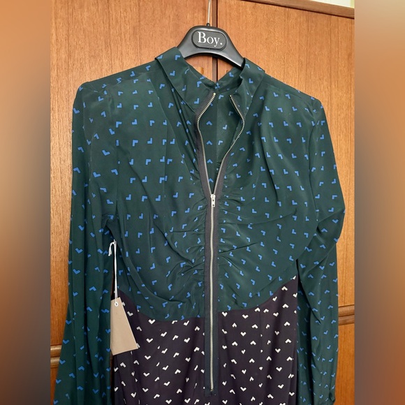 Band of Outsiders Boy shirt dress in silk NWT - Picture 10 of 13